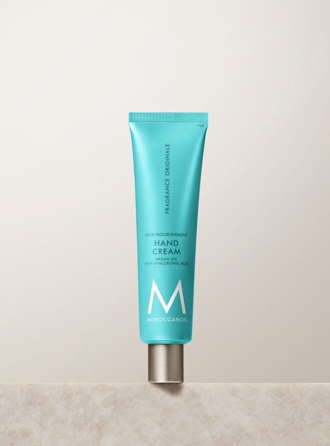 <b>MOROCCANOIL</b> </br> Drėkinantis rankų kremas su hialurono rūgštimi - Hand Cream Fragrance Originale